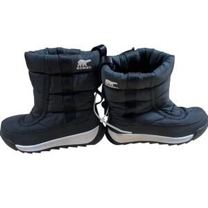 Sorel Children's Whitney II Puffy Mid WP Boot Black Size 9 New Without Box